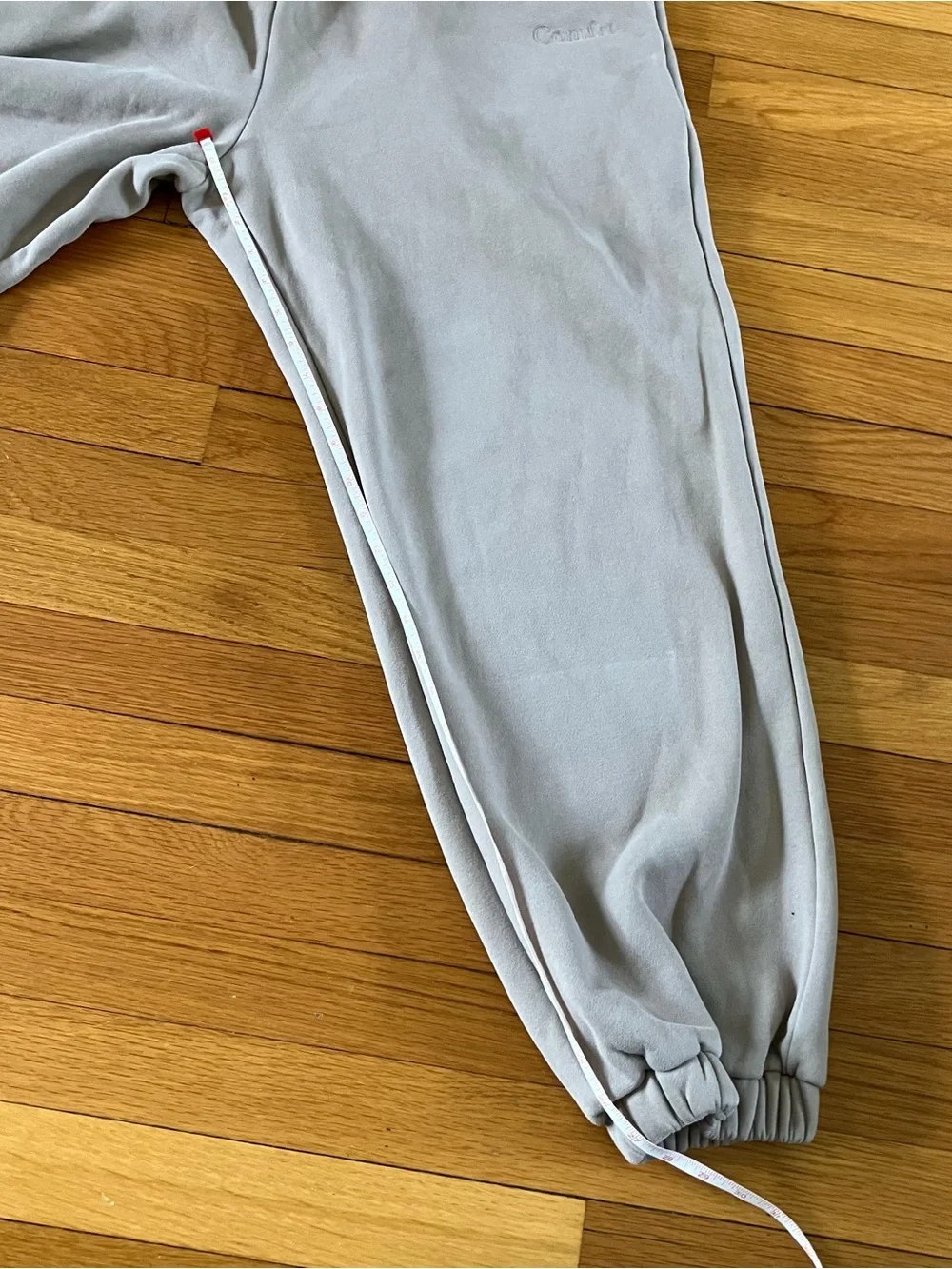 Comfrt Beige Neutral Cozy High Rise Lounge Sweats Sweatpants XL Extra Large - Picture 10 of 13